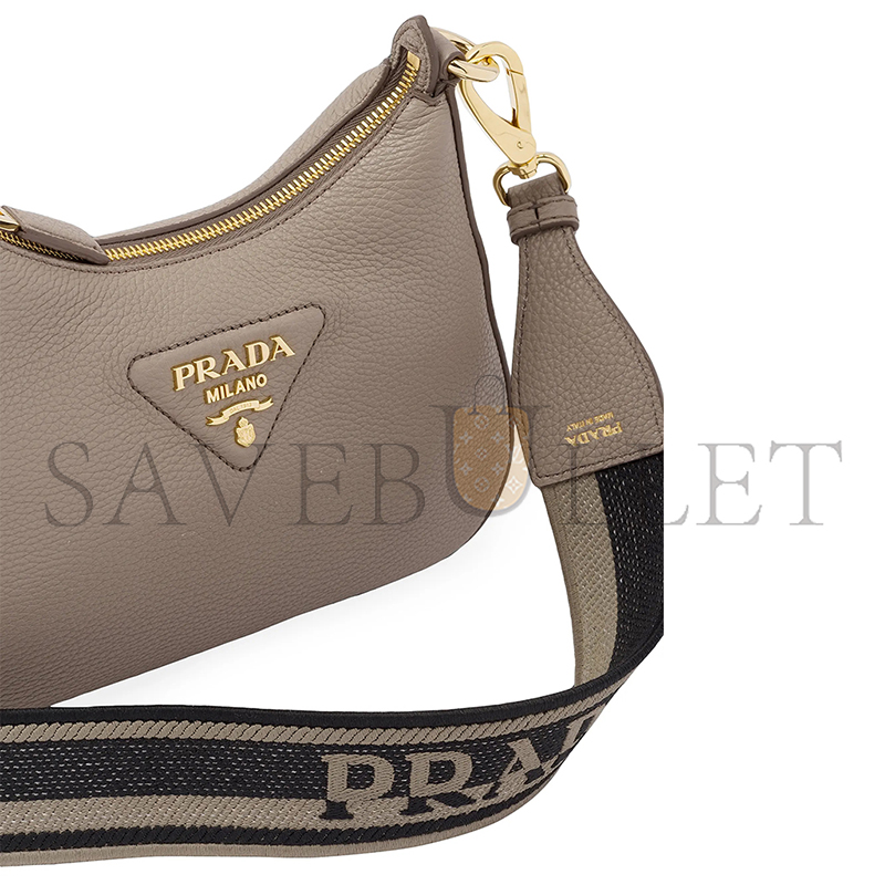 PRADA SHOULDER BAG IN LEATHER 1BH193 (24*18*6cm) 